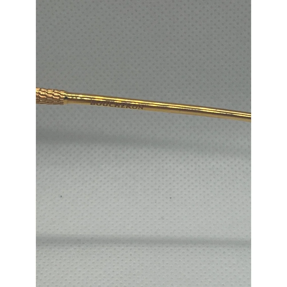 Boucheron‎ B0066O Gold Eyeglasses Frames Cat Eye Designer Frames
